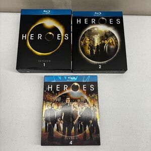 NBC Heroes Seasons 1 2 & 4 Blu Ray Seasons Lot Bundle NO SEASON 3